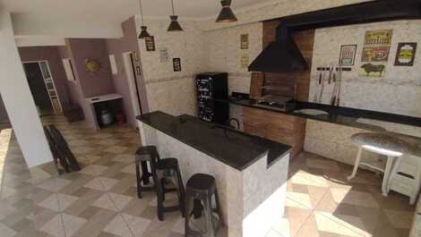 Acesso banheiro da area gourmet