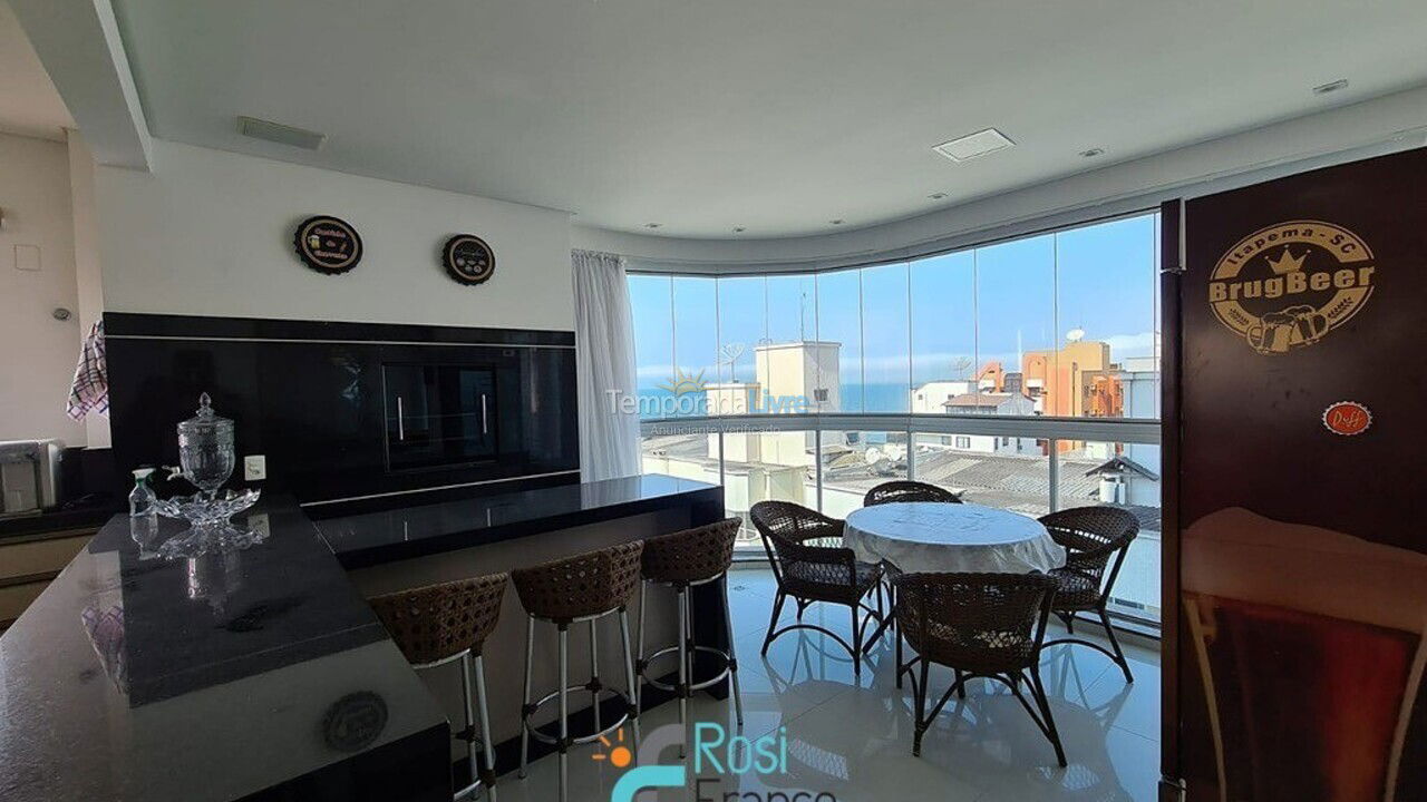 Apartment for vacation rental in Itapema (Meia Praia Quadra do Mar)