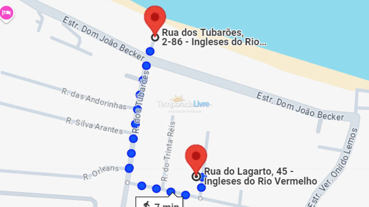 Apartamento para aluguel de temporada em Florianopolis (Praia dos Ingleses)