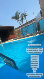 HOUSE WITH POOL 400 M BEACH 1 KM FROM FISHING PLATFORM - MONGAGUÁ