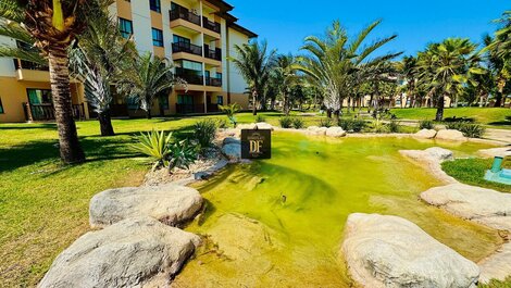 Estudio en planta baja, vista al jardín, Pé na Areia, Cumbuco