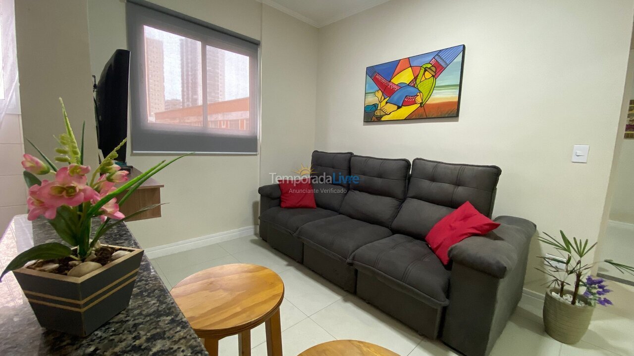 Apartment for vacation rental in Praia Grande (Aviação)