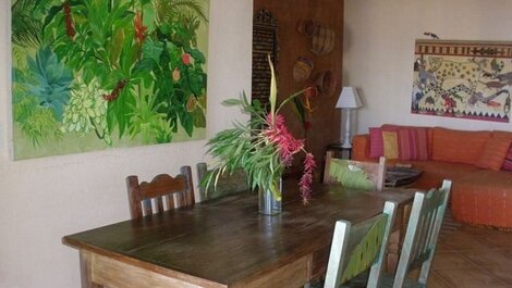 Artes - Pé na areia, 4 suítes, Piscina c/vista mar, churr, Wi-Fi e...