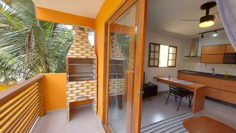 New Flat with Pool, 50m from the beach, barbecue