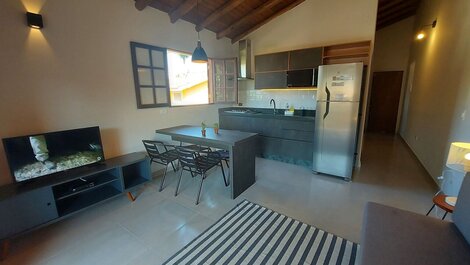 Apartment with pool, sea view, private barbecue, air conditioning