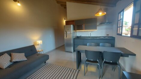 Newly opened flat, 50m from the beach, barbecue, swimming pool