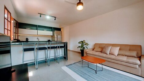 Cotton - New Flat w / Pool, 50mts from the beach, private barbecue...