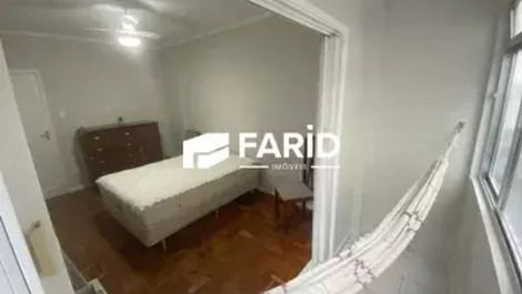 Apartamento a 50 metros da praia na ponta da praia rua trabulsi