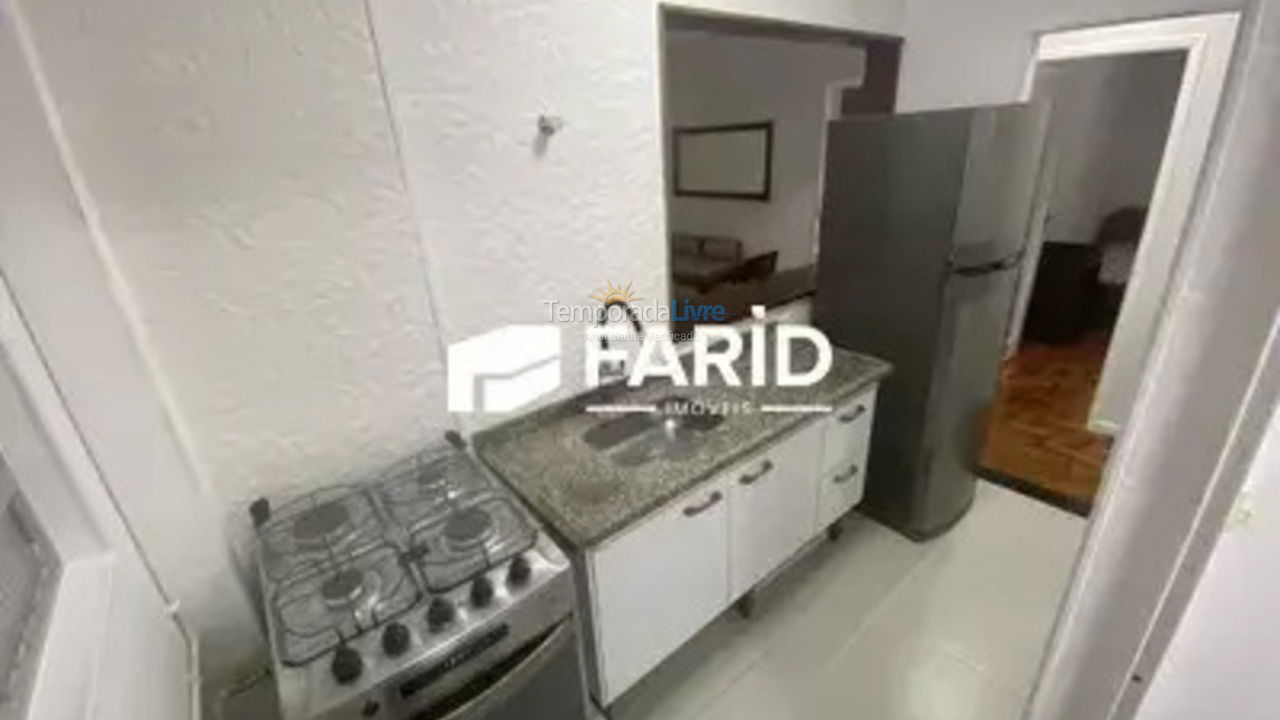 Apartamento para aluguel de temporada em Santos (Ponta da Praia)