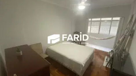 Apartamento a 50 metros da praia na ponta da praia rua trabulsi