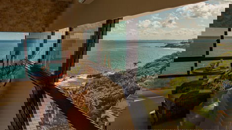 Apartamento de temporada com vista para o mar Ondina Apart Hotel
