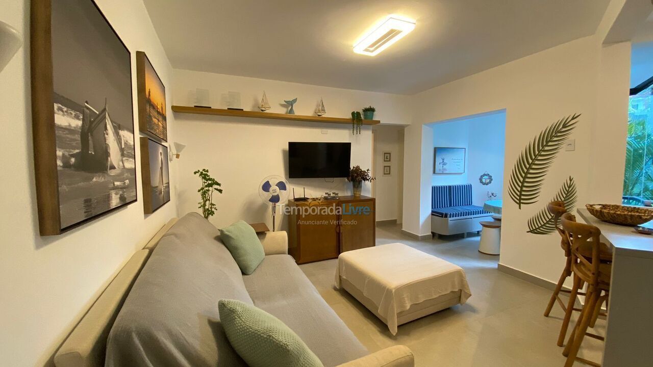 Apartamento para alquiler de vacaciones em Ubatuba (Praia das Toninhas)