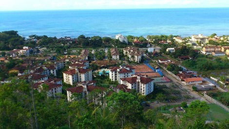 Foto aérea do condomínio 