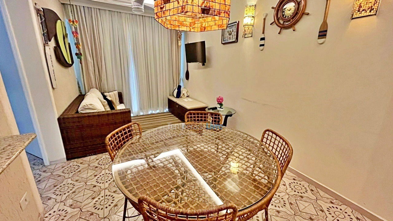 Apartment for vacation rental in Guarujá (Pitangueiras)