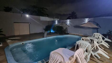 Casa com piscina Guarujá Praia Pernambuco,Mar Casado