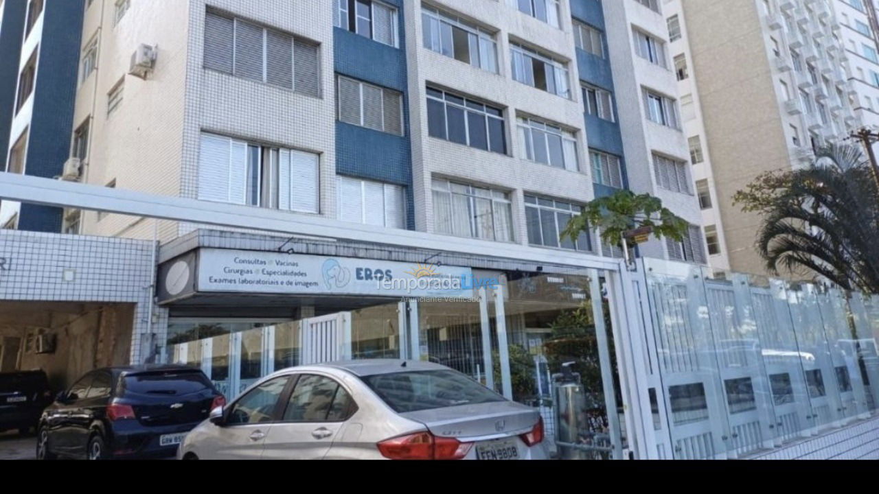 Apartamento para aluguel de temporada em Santos (José Menino)