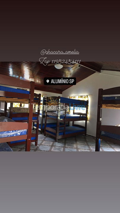 Granja para alquiler de vacaciones em Alumínio (Condomínio Figueiras I)