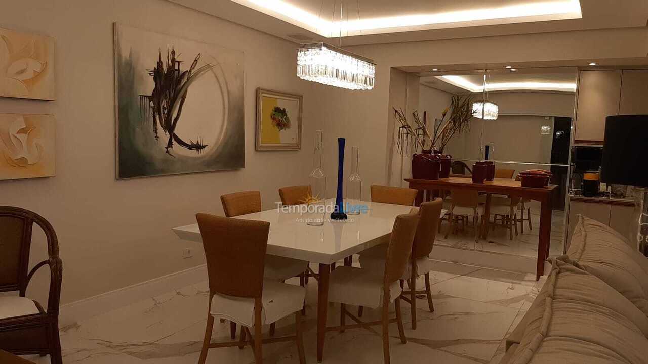 Apartamento para aluguel de temporada em Bertioga (Riviera de São Lourenço)