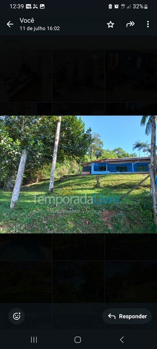 Ranch for vacation rental in Tapiraí (Guatambu)