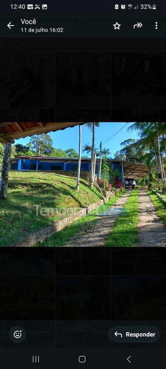 Ranch for vacation rental in Tapiraí (Guatambu)