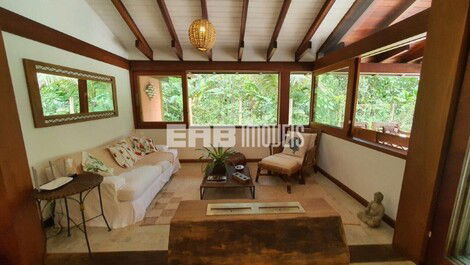 Casa de alto estándar, con piscina, en la playa de Itamambuca, Ubatuba