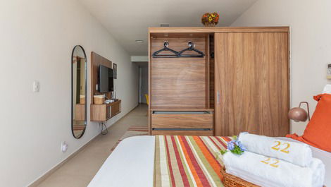 Quarto com vista panorâmica | ar condicionado split | roupa de cama e banho | travesseiros