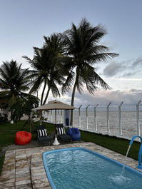 Beachfront House in Barra de Sao Miguel