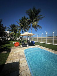 Beachfront House in Barra de Sao Miguel