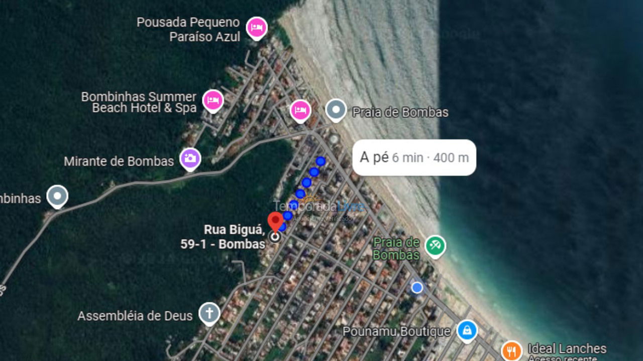 House for vacation rental in Bombinhas (Praia de Bombas)