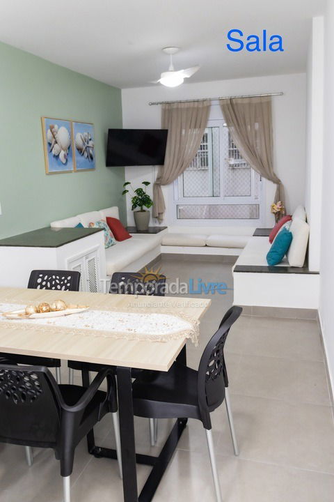 Apartment for vacation rental in Guarujá (Pitangueiras)