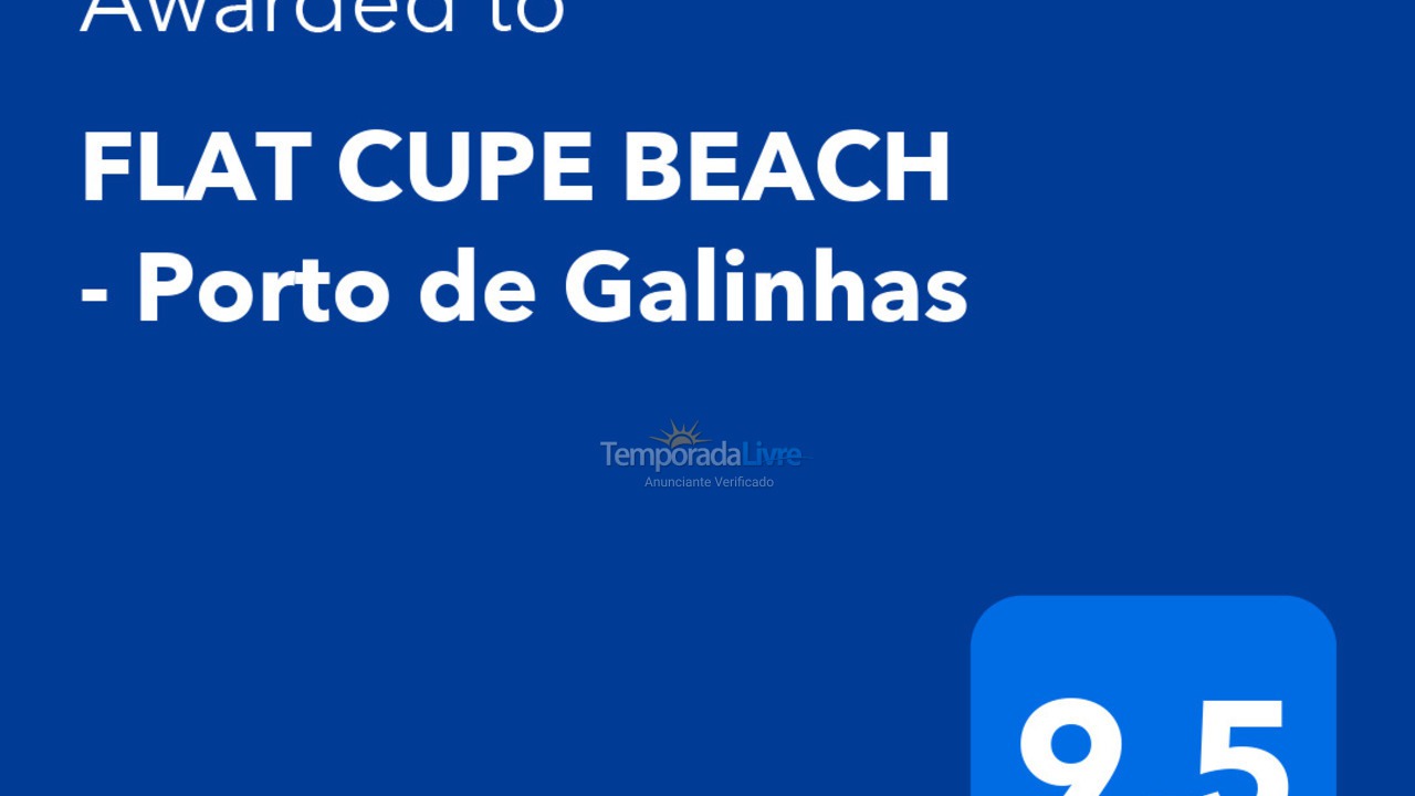 Apartment for vacation rental in Porto de Galinhas (Cupe)