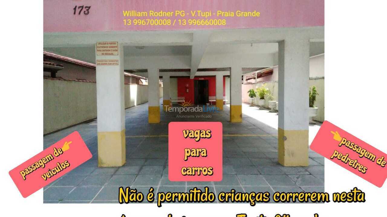 Apartamento para aluguel de temporada em Praia Grande (Vila Tupi)