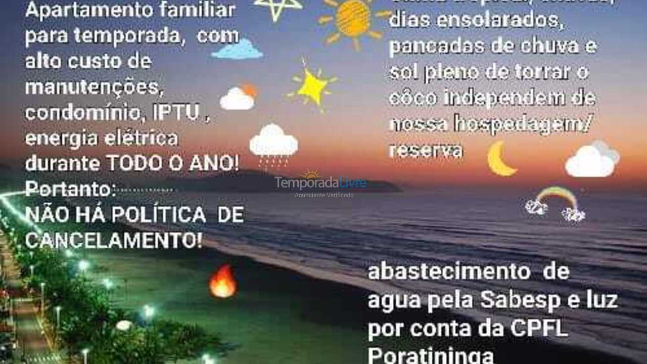 Apartamento para aluguel de temporada em Praia Grande (Vila Tupi)