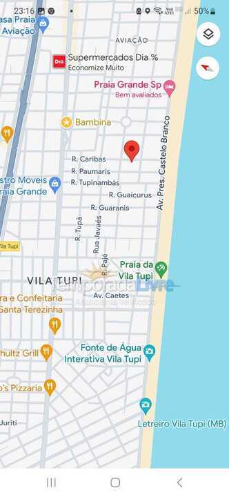 Apartamento para aluguel de temporada em Praia Grande (Vila Tupi)