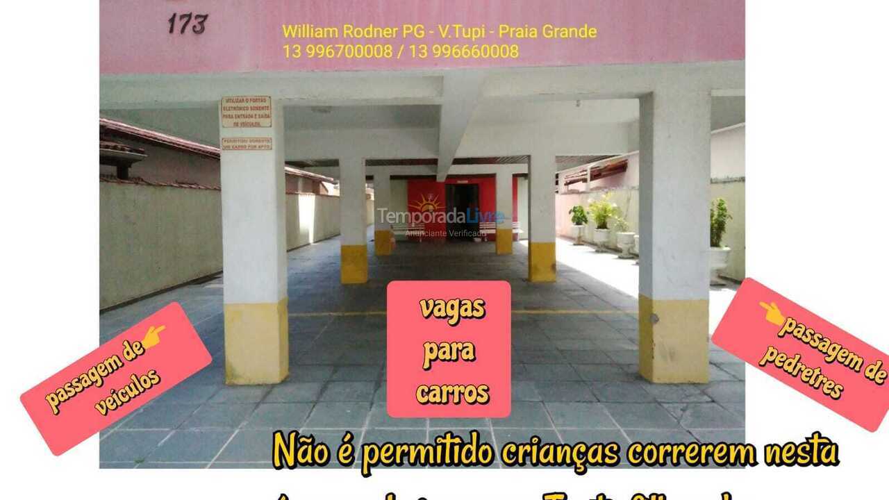 Apartamento para aluguel de temporada em Praia Grande (Vila Tupi)