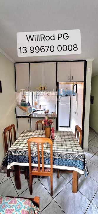 Apartamento para aluguel de temporada em Praia Grande (Vila Tupi)