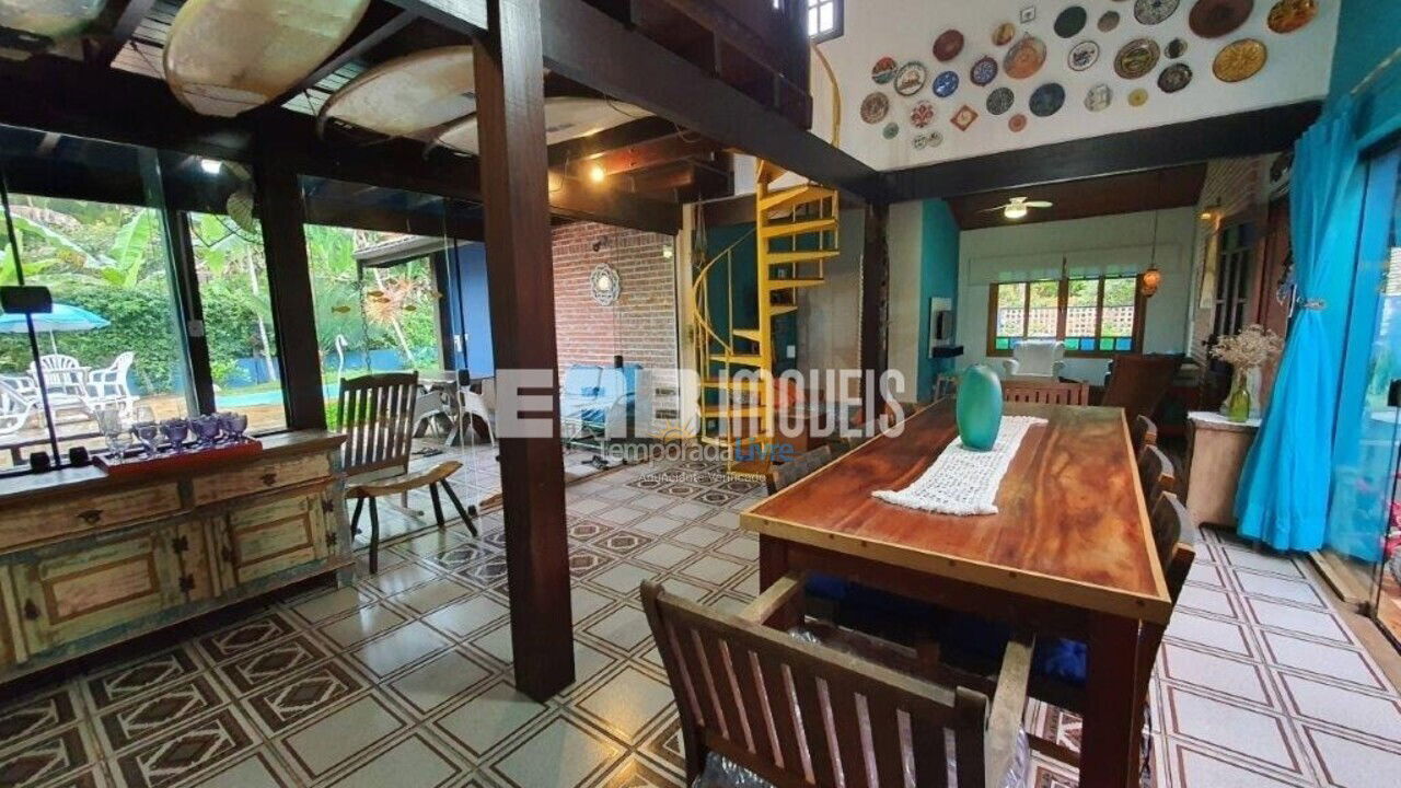 Casa para alquiler de vacaciones em Ubatuba (Itamambuca)