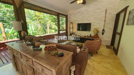 Casa para locação de temporada na Praia do Prumirim, Ubatuba