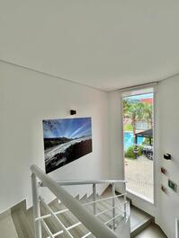 House in a condominium facing the sea in Boiçucanga Beach