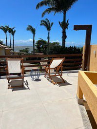 Casa maravilhosa toda com vista mar 4 quartos na Praia Rasa, Búzios!.