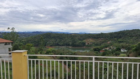 Vista da área de piscina 