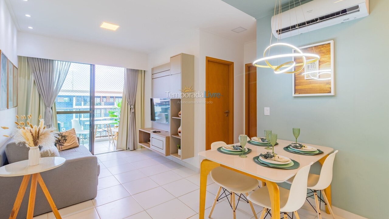 Apartamento para aluguel de temporada em Ipojuca (Praia de Muro Alto)