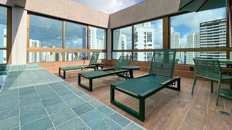 Rooftop #1001 - Studio in Boa Viagem by Carpediem