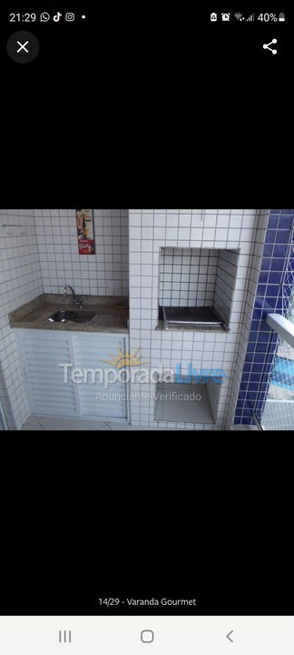 Apartamento para alquiler de vacaciones em Ubatuba (Praia Grande)