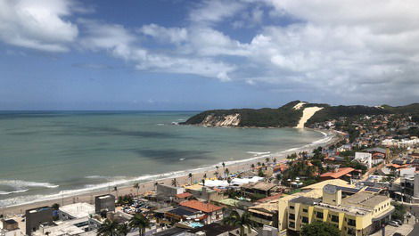 Panorâmica da praia p. negra