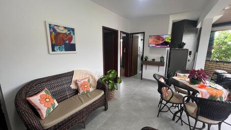 Great apartment 90m from Prainha, 2 bedrooms with AC, WI-FI