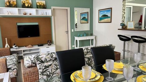 Gran ajuste en el mejor punto de Cala Guaruja 3 habitaciones con aire / 3banh