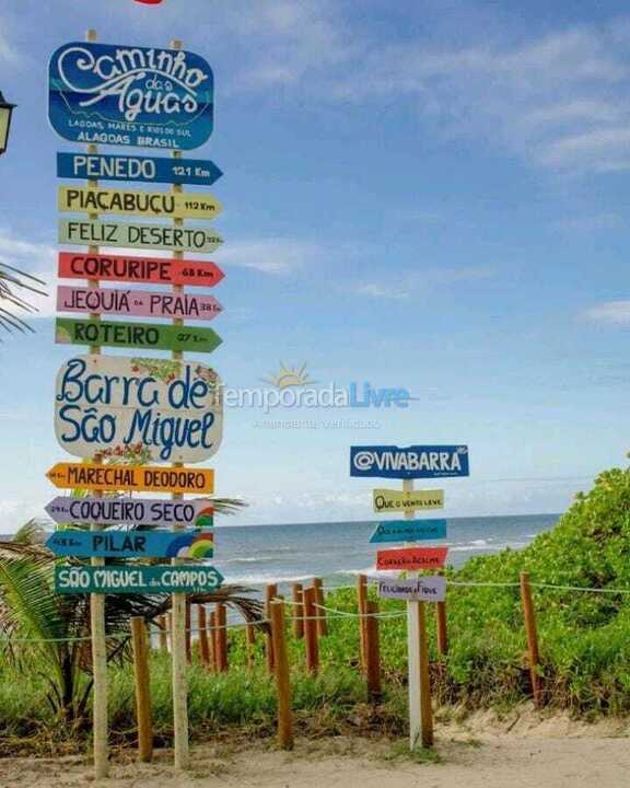 Casa para aluguel de temporada em Barra de São Miguel (Barramar)