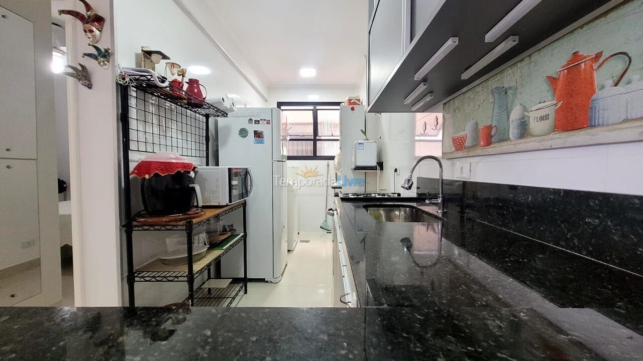 Apartamento para alquiler de vacaciones em Guarujá (Praia do Tombo)