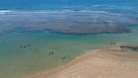 GUARAJUBA in front of the beach "Feet in the Sand"